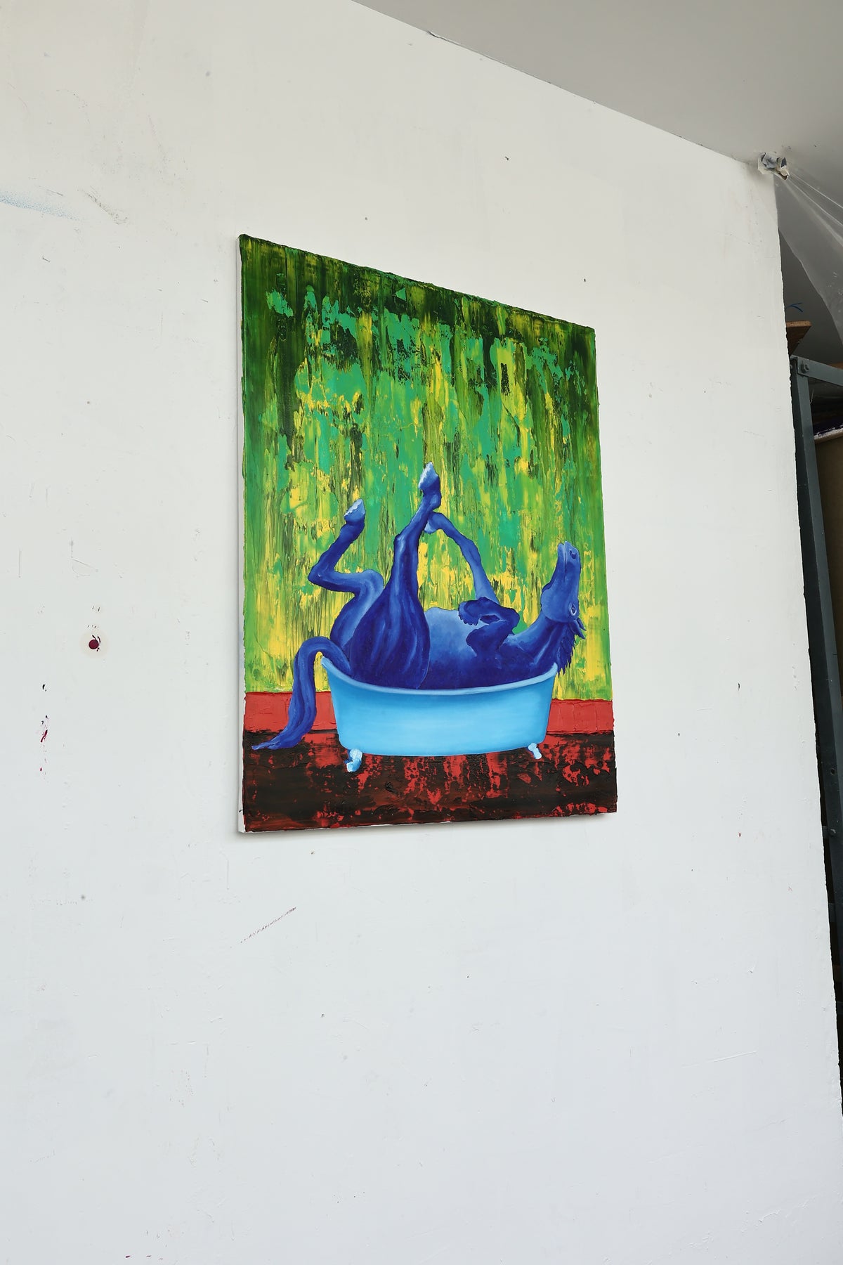 
Blue Horse by Dominic Virtosu: original work, 100x80cm / 39.3x31.49 in, oil on canvas, 2023 (view 14)