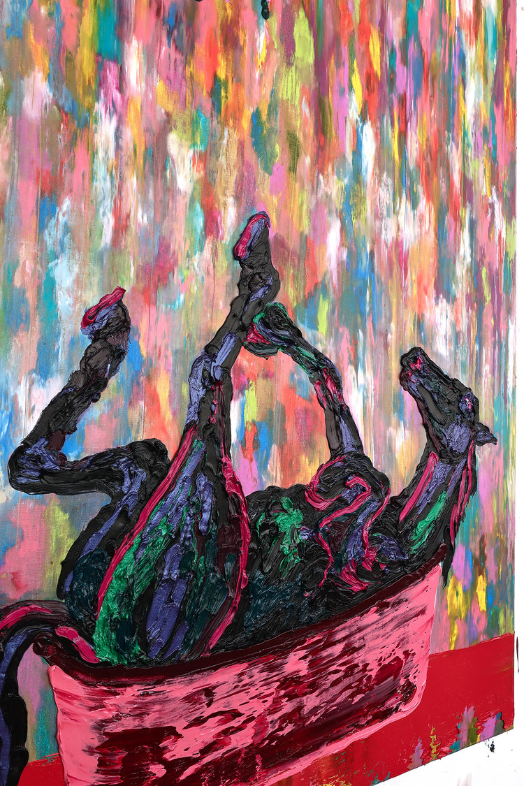 
Dark Prince by Dominic Virtosu: original work, 100x130cm / 39.3 x 51.18 in, oil paint on canvas, 2023 (view 10)