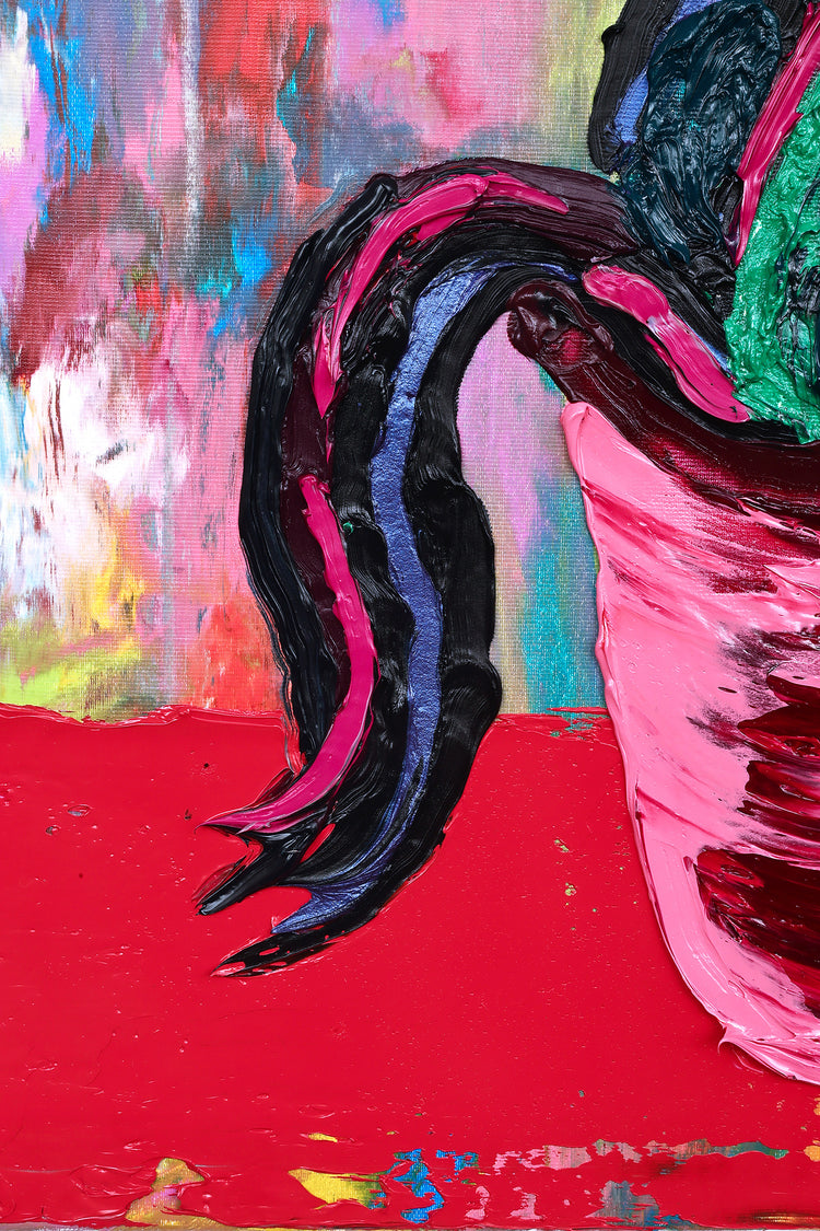
Dark Prince by Dominic Virtosu: original work, 100x130cm / 39.3 x 51.18 in, oil paint on canvas, 2023 (view 6)