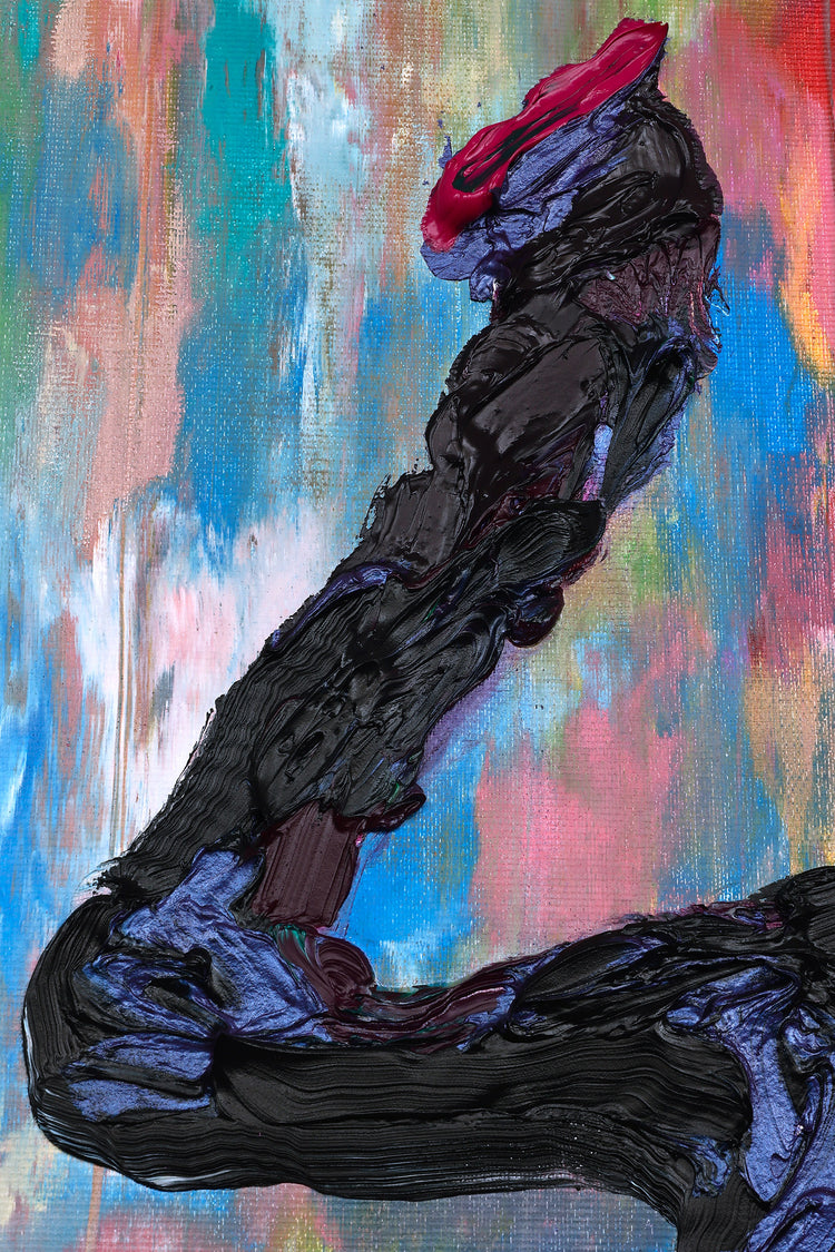 
Dark Prince by Dominic Virtosu: original work, 100x130cm / 39.3 x 51.18 in, oil paint on canvas, 2023 (view 7)