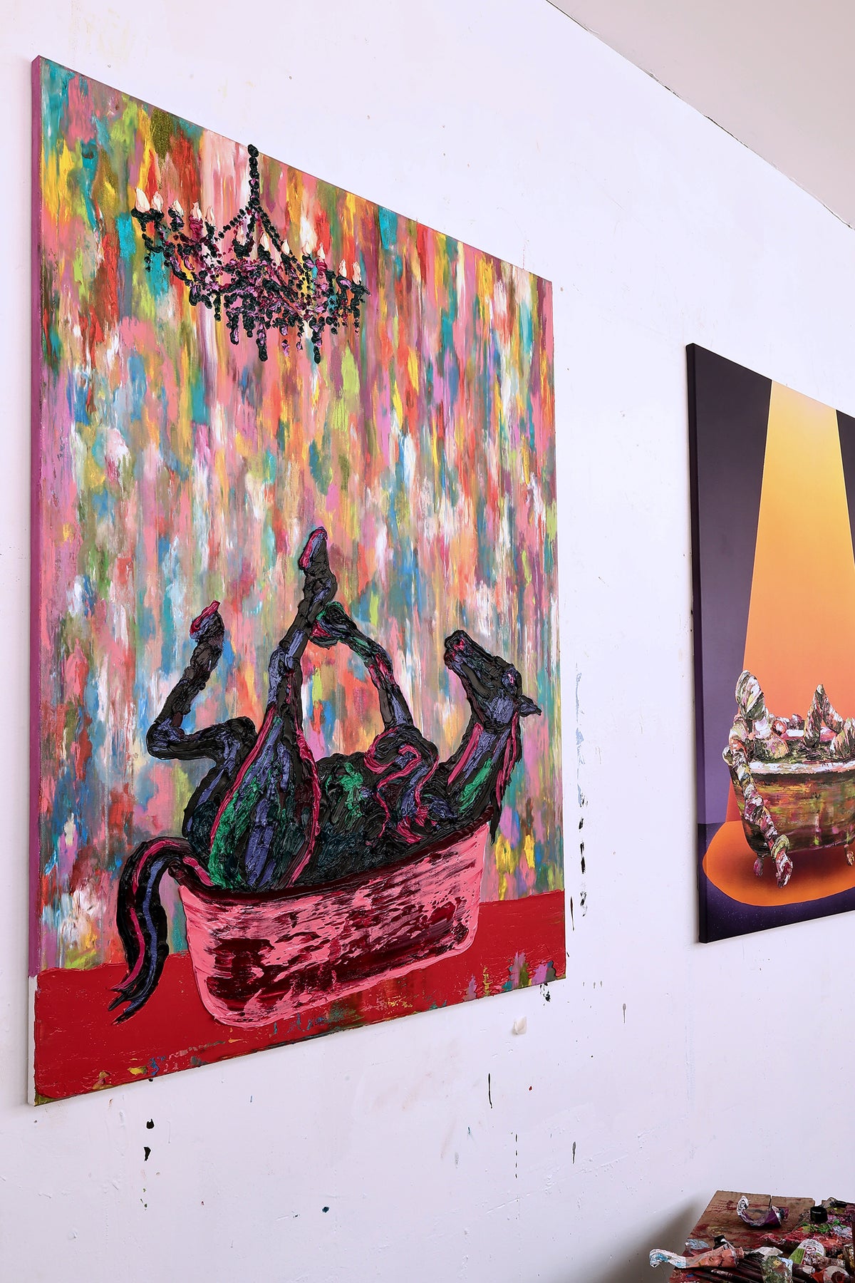 
Dark Prince by Dominic Virtosu: original work, 100x130cm / 39.3 x 51.18 in, oil paint on canvas, 2023 (view 13)