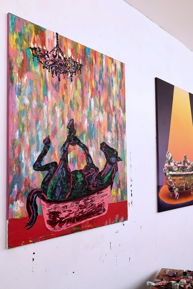 
Dark Prince by Dominic Virtosu: original work, 100x130cm / 39.3 x 51.18 in, oil paint on canvas, 2023 (view 13)