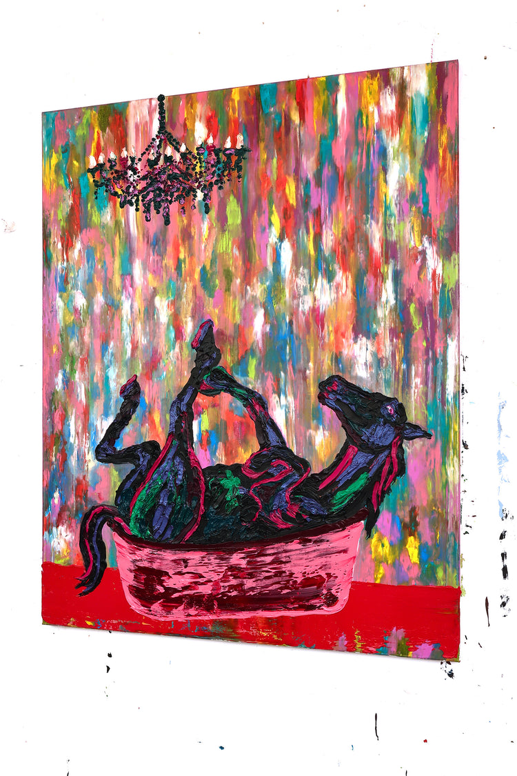 
Dark Prince by Dominic Virtosu: original work, 100x130cm / 39.3 x 51.18 in, oil paint on canvas, 2023 (view 14)