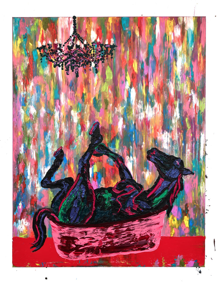 
Dark Prince by Dominic Virtosu: original work, 100x130cm / 39.3 x 51.18 in, oil paint on canvas, 2023 (view 16)