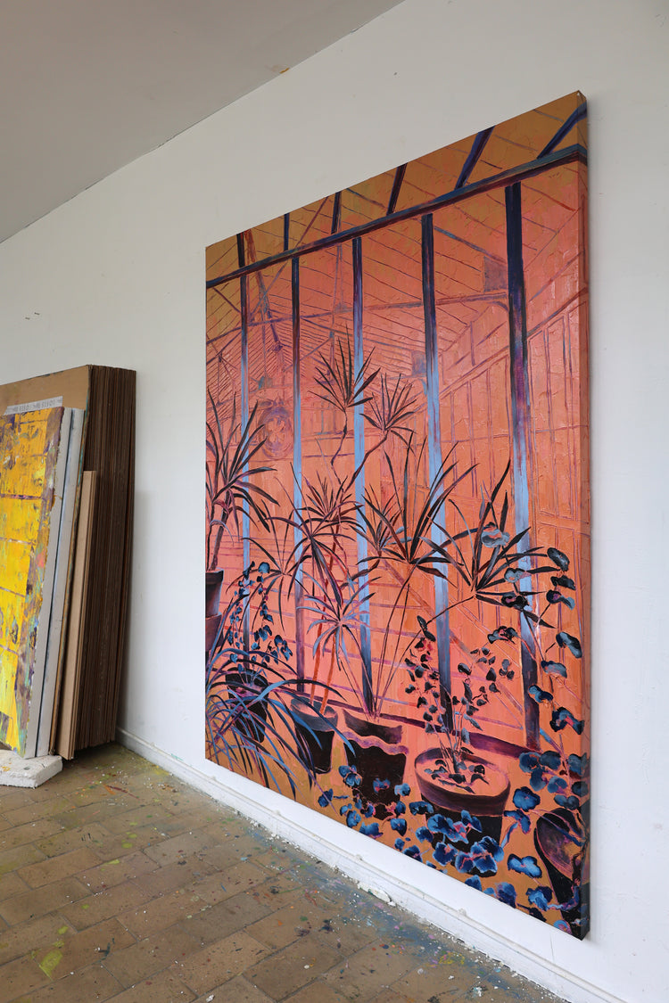 
Chez Rita by Dominic Virtosu: original work, 200x150cm / 78.74x59.06 in, oil on canvas, 2025 (view 9)