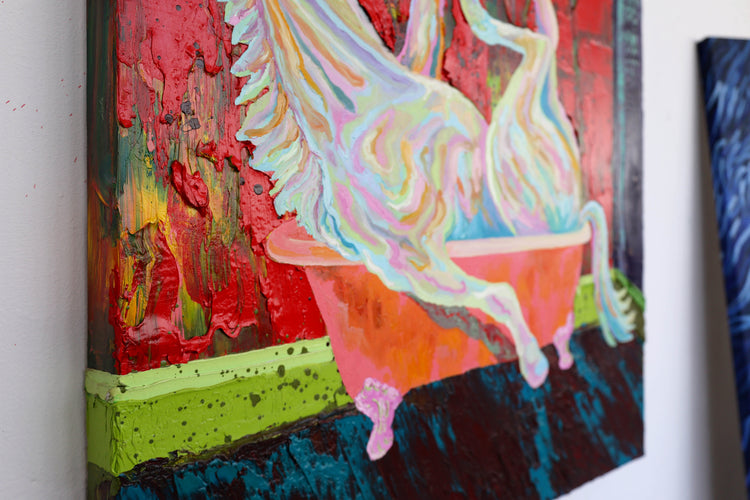 
Free Spirit by Dominic Virtosu: original work, 100x80cm / 39.37x31.49 in, oil on canvas, 2024 (view 3)
