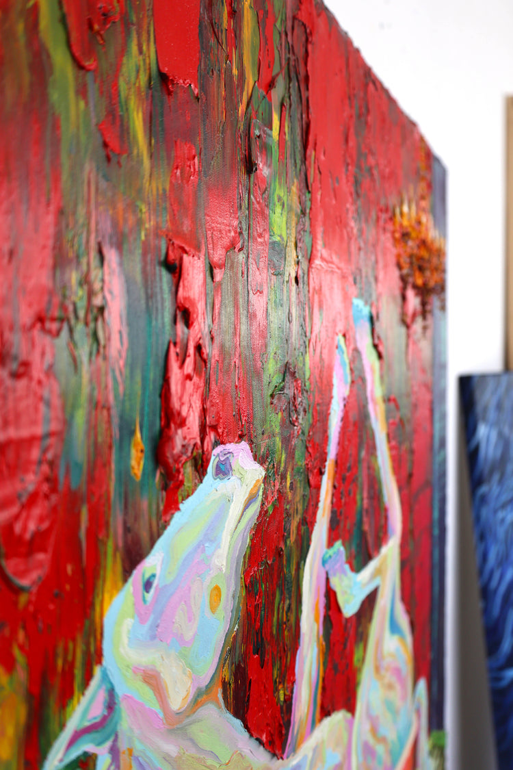 
Free Spirit by Dominic Virtosu: original work, 100x80cm / 39.37x31.49 in, oil on canvas, 2024 (view 6)
