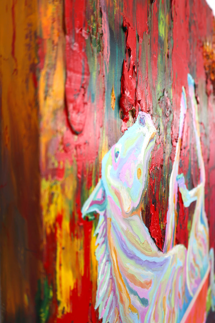 
Free Spirit by Dominic Virtosu: original work, 100x80cm / 39.37x31.49 in, oil on canvas, 2024 (view 7)