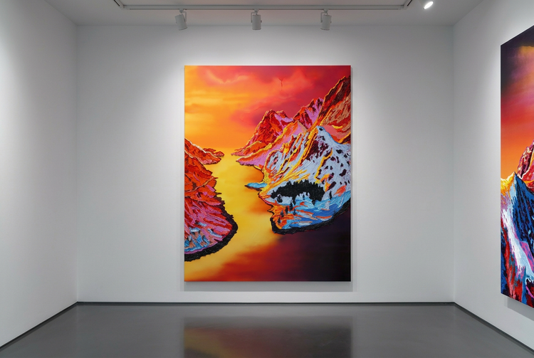
Gallery view focused on Fjord Sunset, with a sliver of Matterhorn at Sunset at the right edge