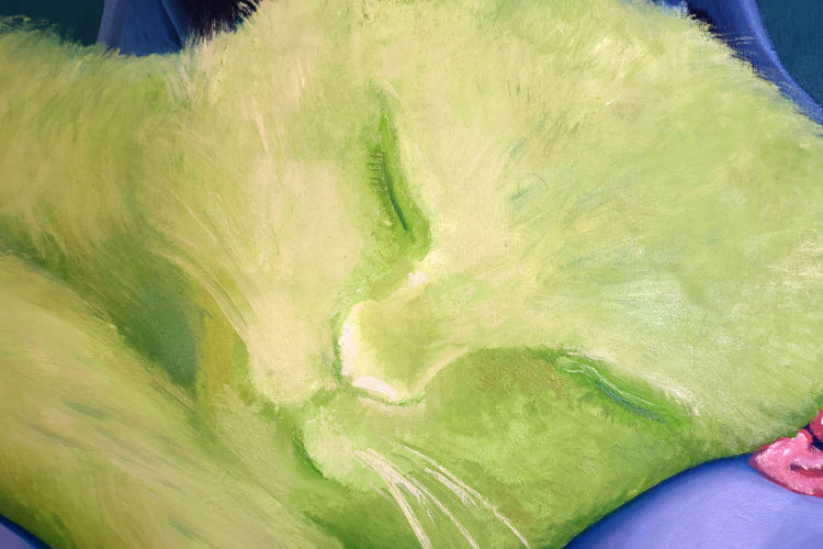 
I am yours by Dominic Virtosu: original work, 80x80cm, oil on canvas, 2026 (view 6)