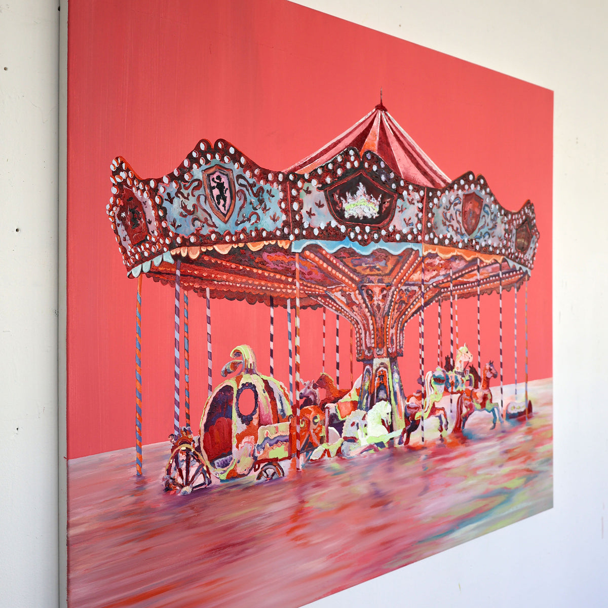 
It's just This by Dominic Virtosu: original work, 130x150cm /51.18 x 59.06in, oil on canvas, 2025 (view 12)