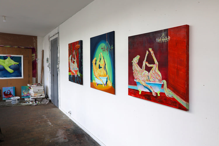 
Just Relaax by Dominic Virtosu: original work, 80x60cm / 31.4x23.6 in, oil on canvas, 2024 (view 2)