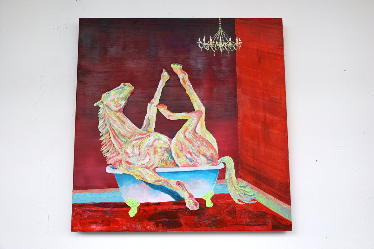 
Just Relaax by Dominic Virtosu: original work, 80x60cm / 31.4x23.6 in, oil on canvas, 2024 (view 8)