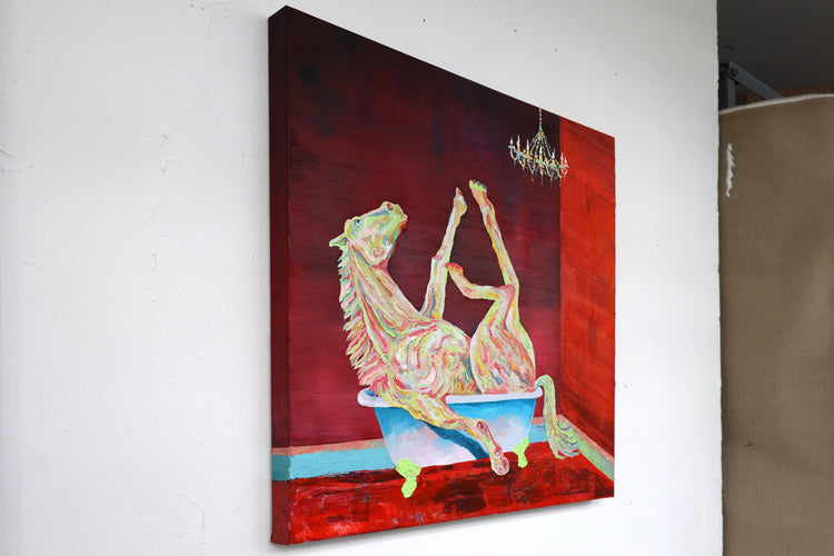 
Just Relaax by Dominic Virtosu: original work, 80x60cm / 31.4x23.6 in, oil on canvas, 2024 (view 9)