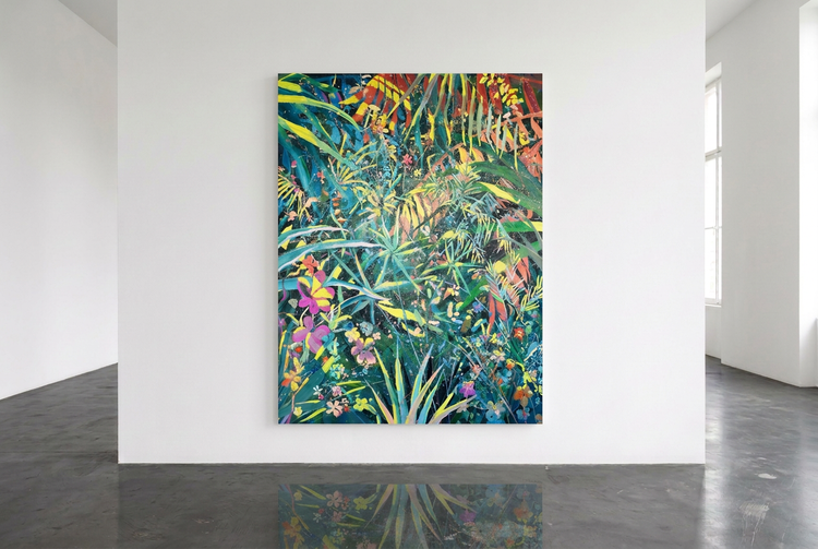 
Light in the Jungle gallery render, higher-quality re-render