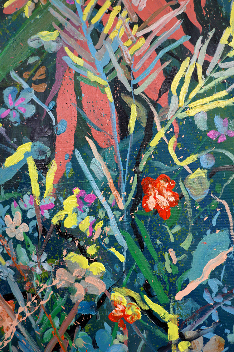 
Light in the Jungle by Dominic Virtosu: original work, 198x156cm, oil on canvas, 2025 (view 2)