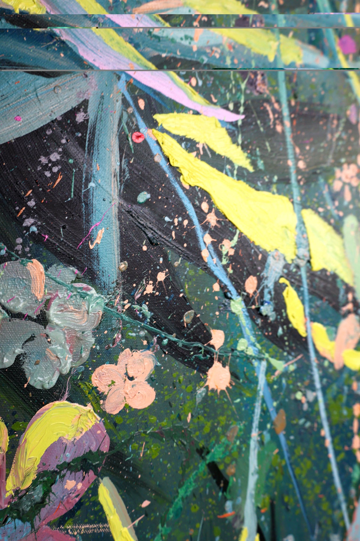
Light in the Jungle by Dominic Virtosu: original work, 198x156cm, oil on canvas, 2025 (view 3)
