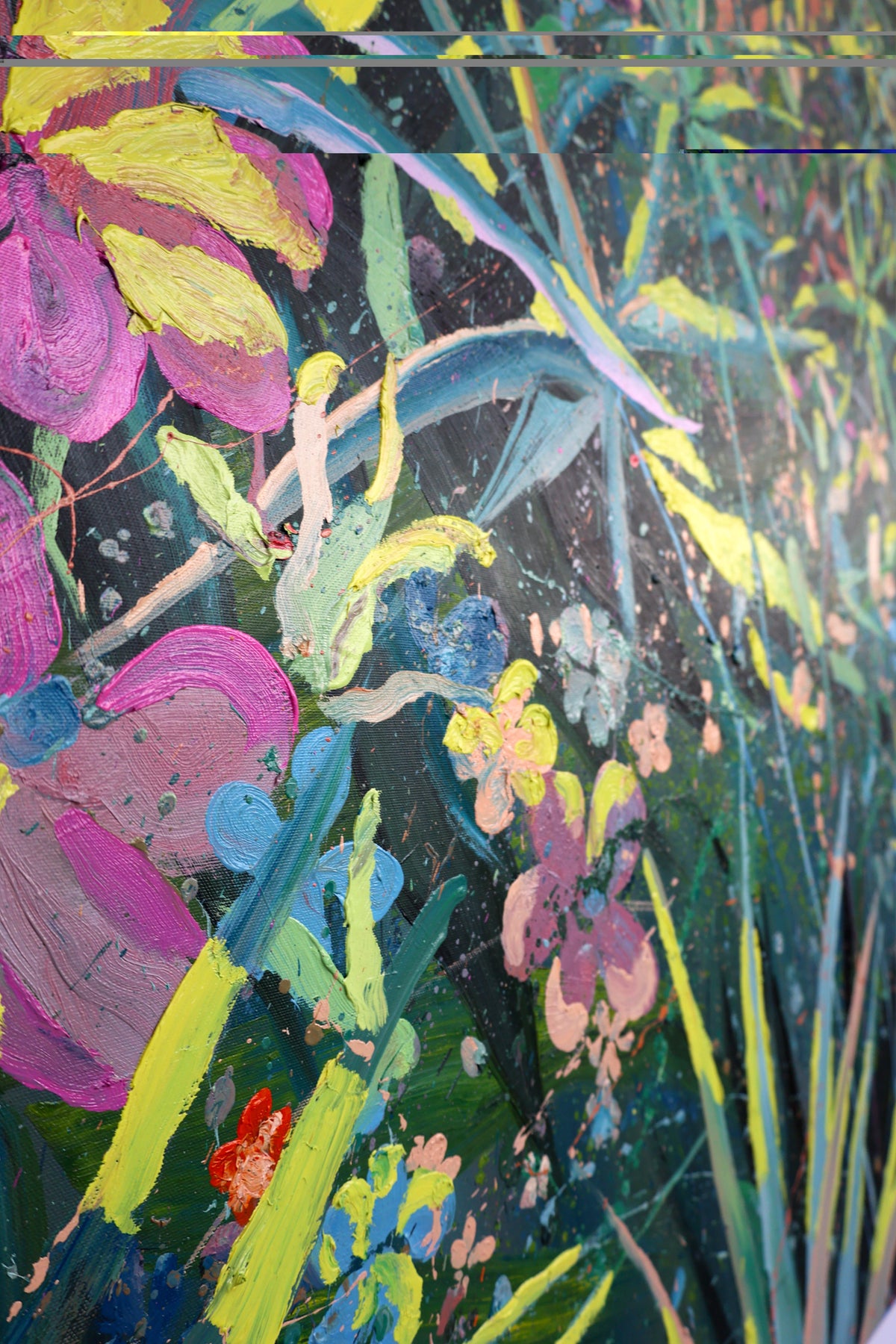 
Light in the Jungle by Dominic Virtosu: original work, 198x156cm, oil on canvas, 2025 (view 5)