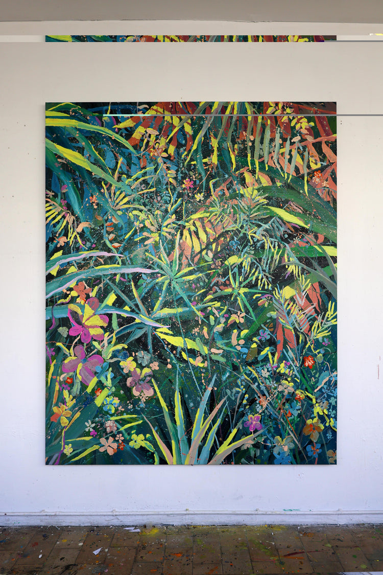 
Light in the Jungle by Dominic Virtosu: original work, 198x156cm, oil on canvas, 2025 (view 9)