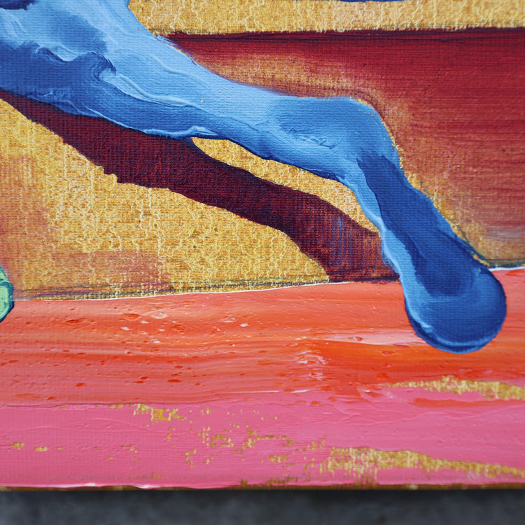 
Magic Blue by Dominic Virtosu: original work, 50x50cm, oil on canvas, 2024 (view 2)