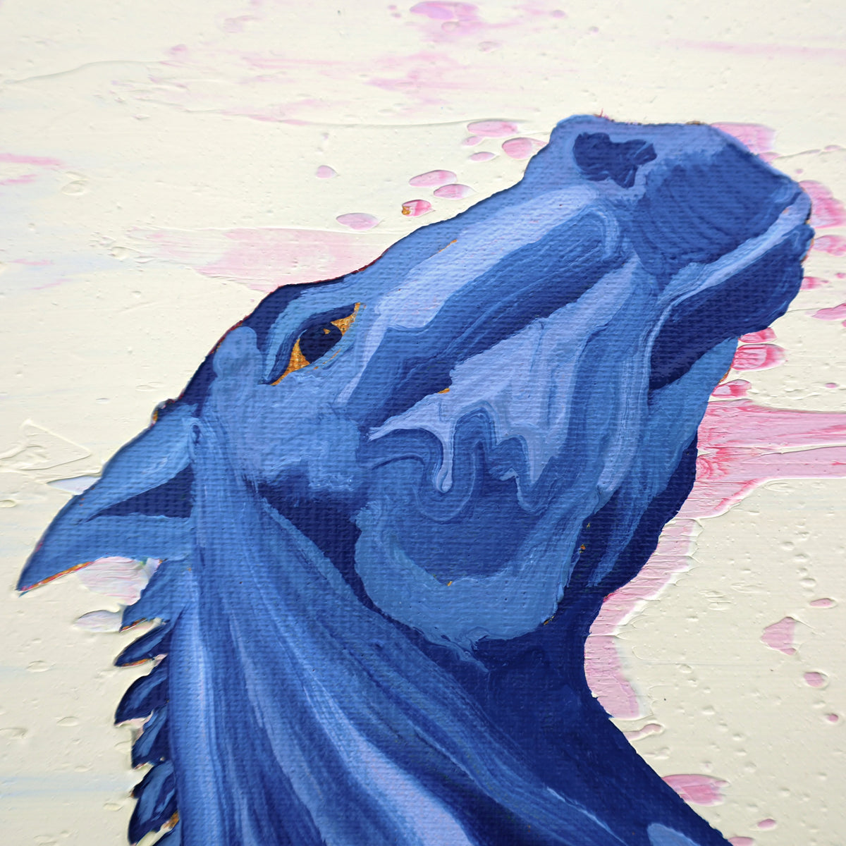 
Magic Blue by Dominic Virtosu: original work, 50x50cm, oil on canvas, 2024 (view 3)