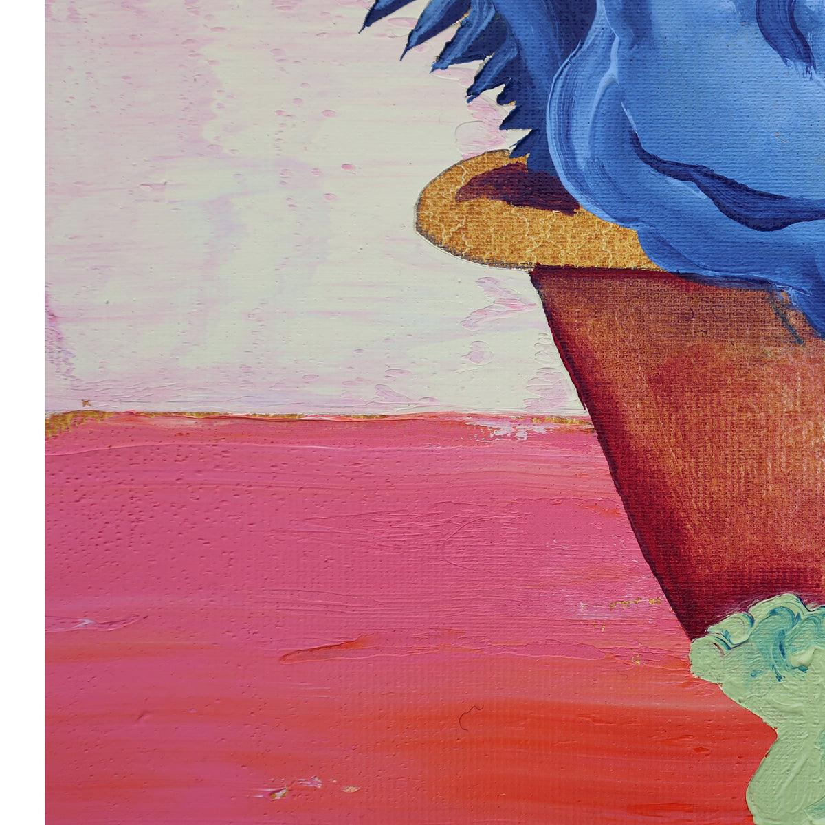 
Magic Blue by Dominic Virtosu: original work, 50x50cm, oil on canvas, 2024 (view 7)