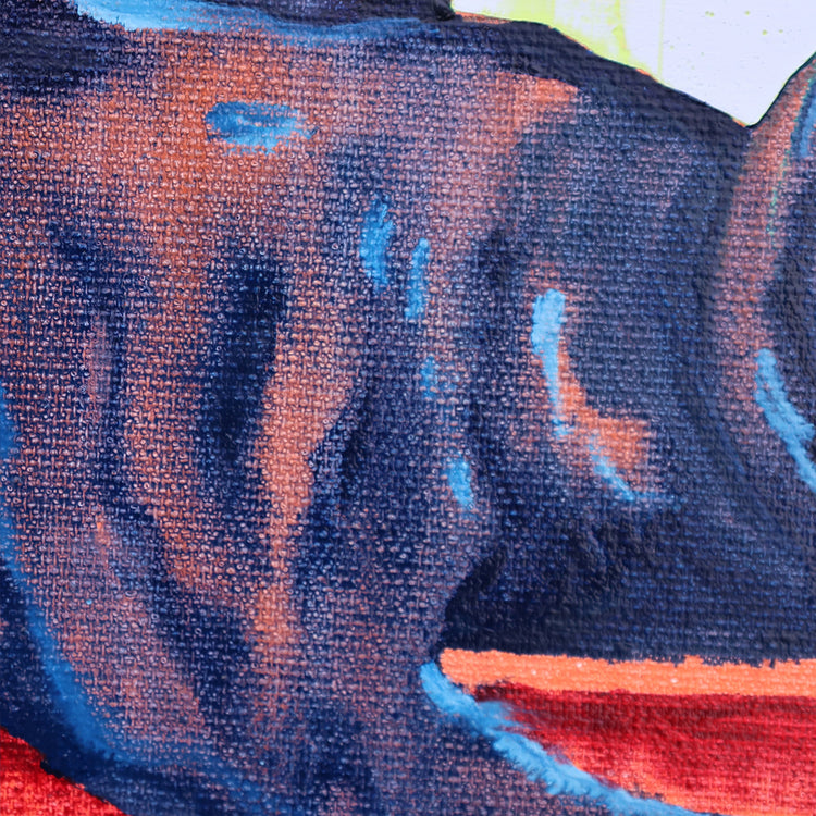 
Now You See Me by Dominic Virtosu: original work, 40x40cm, oil on canvas, 2024 (view 17)