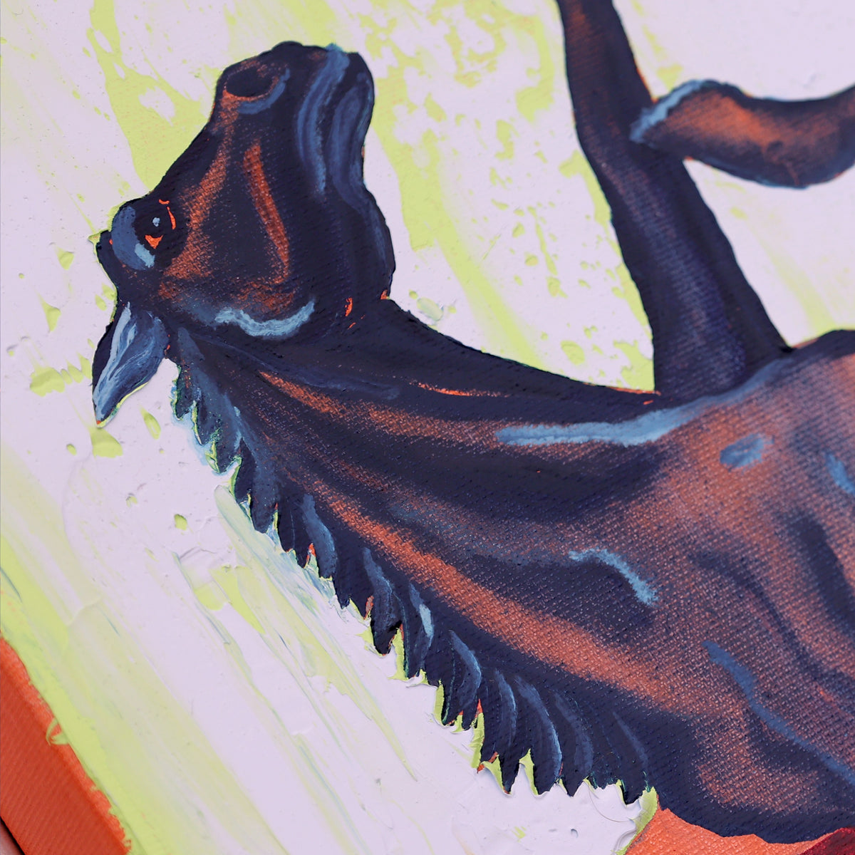
Now You See Me by Dominic Virtosu: original work, 40x40cm, oil on canvas, 2024 (view 11)