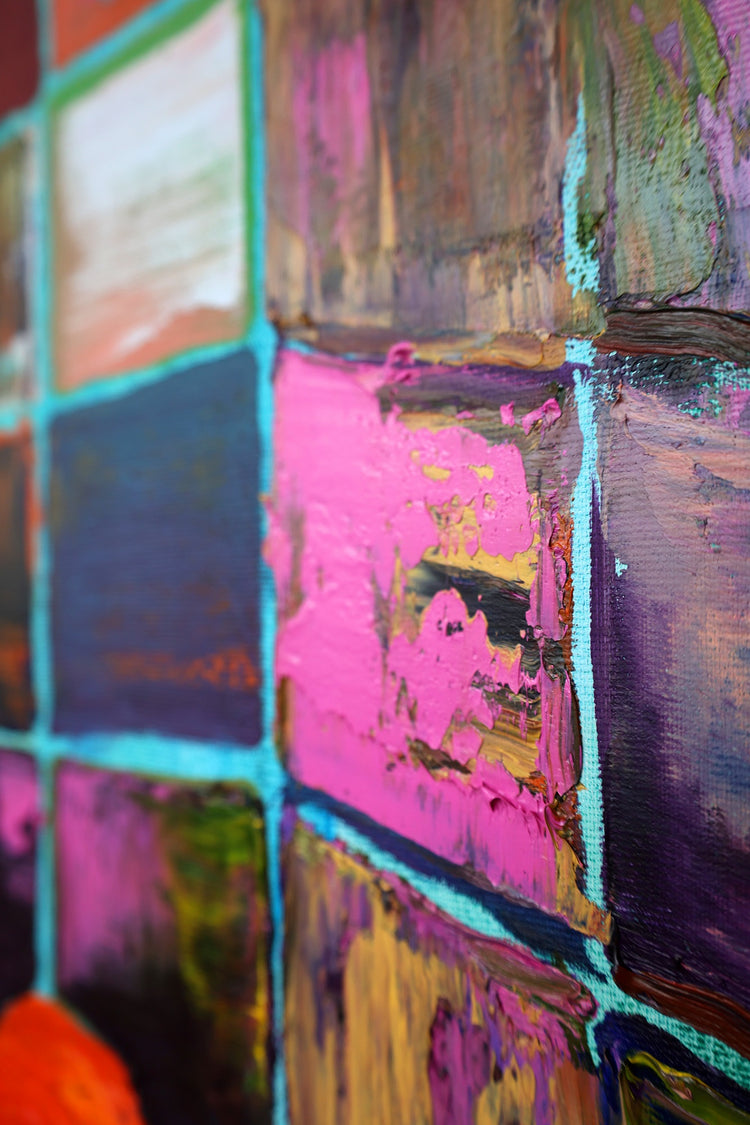 
Orange King by Dominic Virtosu: original work, 130x100cm / 51.18x39.3 in, oil paints on canvas, 2023 (view 6)
