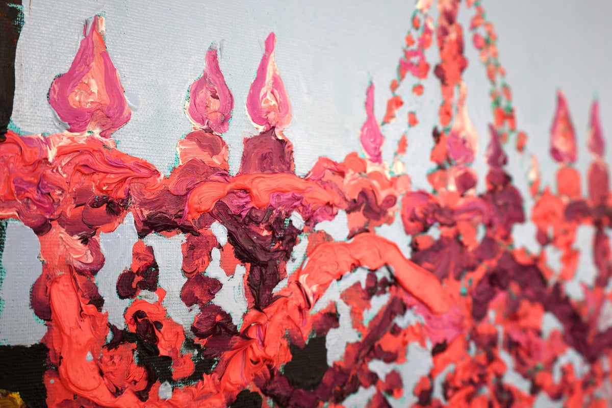 
Orange King by Dominic Virtosu: original work, 130x100cm / 51.18x39.3 in, oil paints on canvas, 2023 (view 7)