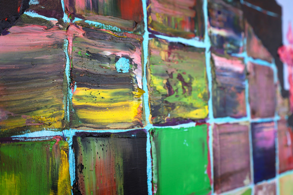 
Orange King by Dominic Virtosu: original work, 130x100cm / 51.18x39.3 in, oil paints on canvas, 2023 (view 8)