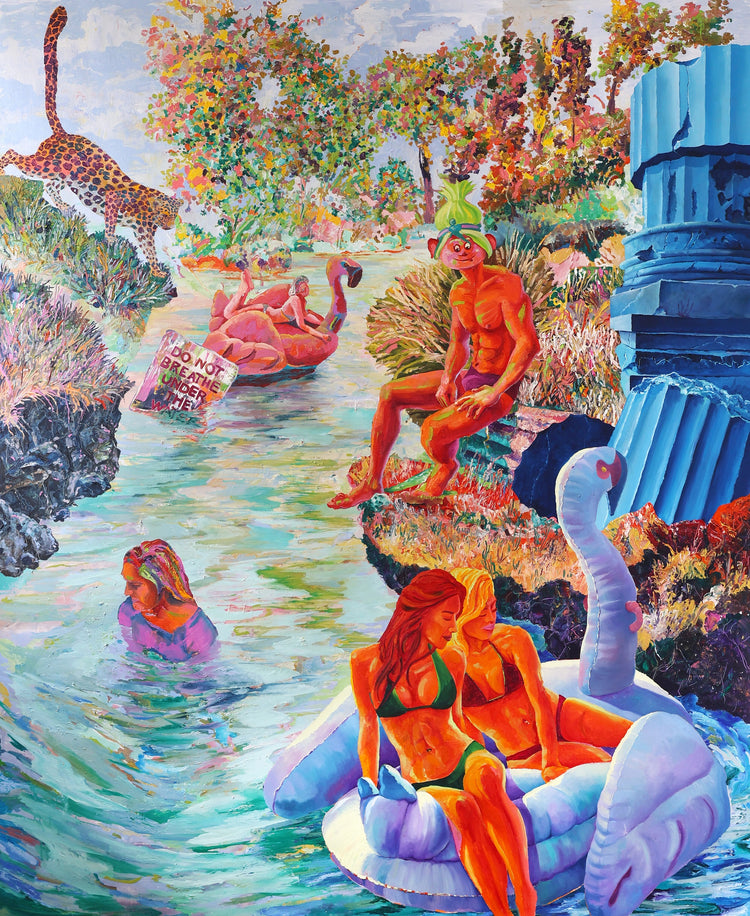 
Puer Aeternus by Dominic Virtosu: original work, 280x205cm, oil on canvas, 2023