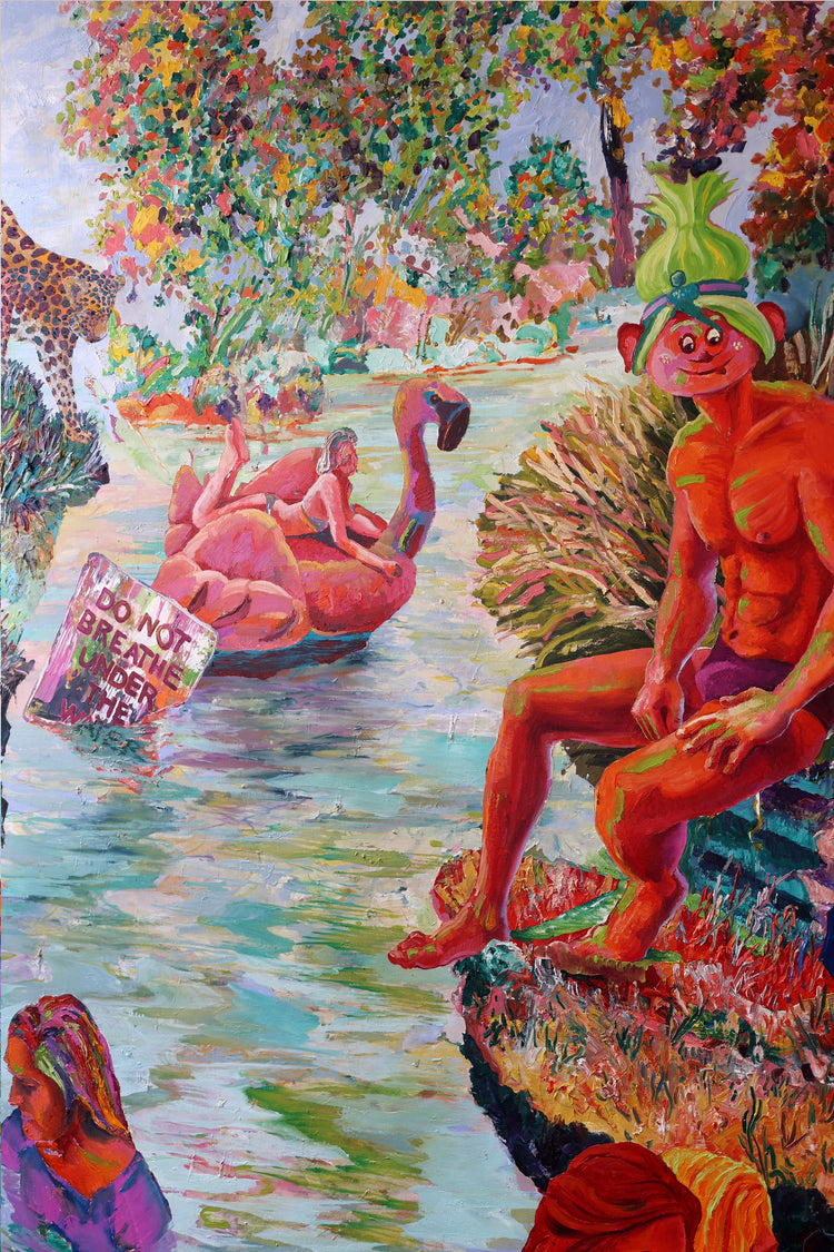 
Puer Aeternus by Dominic Virtosu: original work, 280x205cm, oil on canvas, 2023 (view 3)