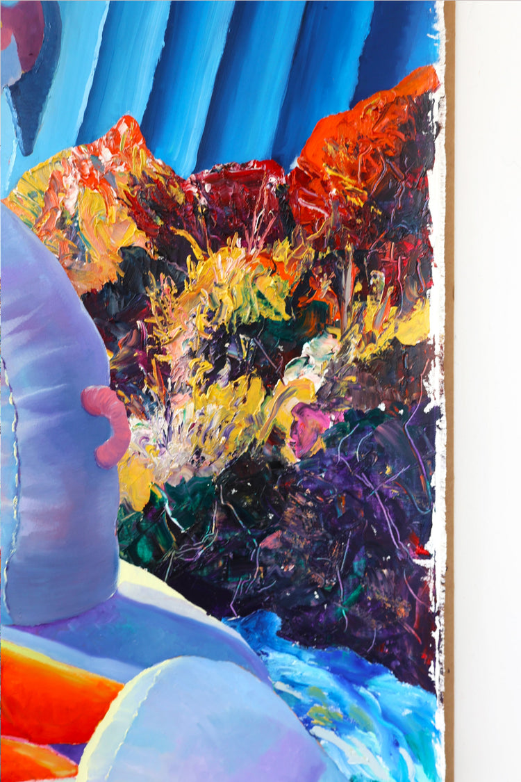 
Puer Aeternus by Dominic Virtosu: original work, 280x205cm, oil on canvas, 2023 (view 6)