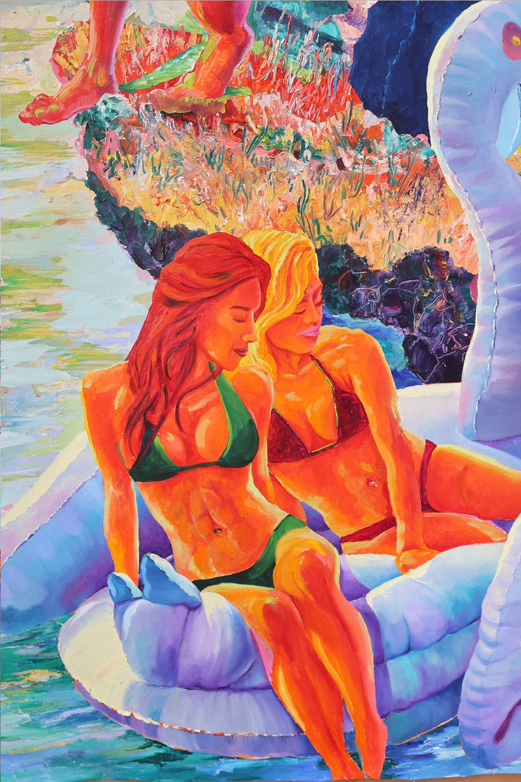 
Puer Aeternus by Dominic Virtosu: original work, 280x205cm, oil on canvas, 2023 (view 8)