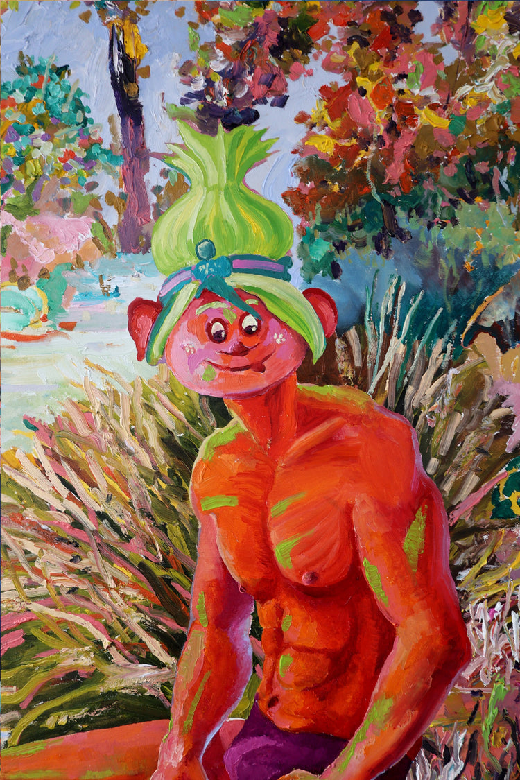 
Puer Aeternus by Dominic Virtosu: original work, 280x205cm, oil on canvas, 2023 (view 13)