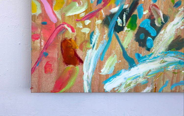 
Your exuberant self by Dominic Virtosu: original work, 200x150cm / 78.74x59.06 in, oil on canvas, 2025 (view 5)