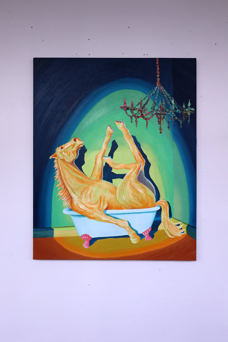 
Story of my Life by Dominic Virtosu: original work, 100x80cm / 39.37x31.49 in, oil on canvas, 2024 (view 2)