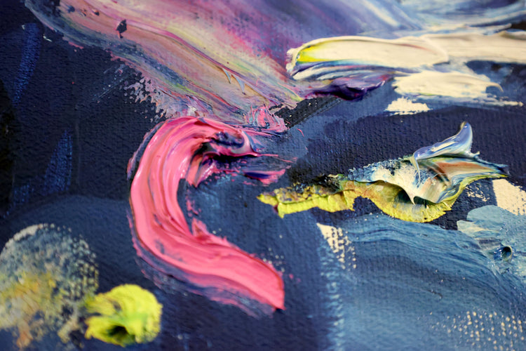 
Self-Expression in Blue by Dominic Virtosu: original work, 150x150cm / 59.05x59.05 in, oil on canvas, 2021 (view 11)
