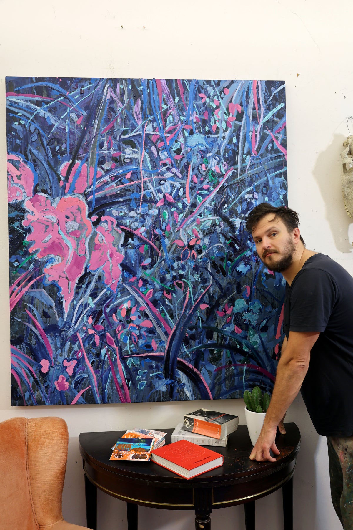 
Blue Depth by Dominic Virtosu: original work, 150x130cm / 59.06x51.18 in, oil on canvas, 2021 (view 7)