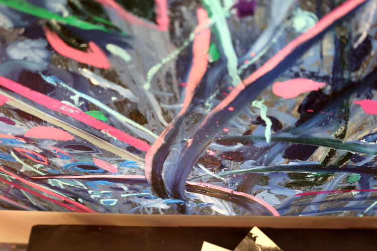 
Blue Depth by Dominic Virtosu: original work, 150x130cm / 59.06x51.18 in, oil on canvas, 2021 (view 6)