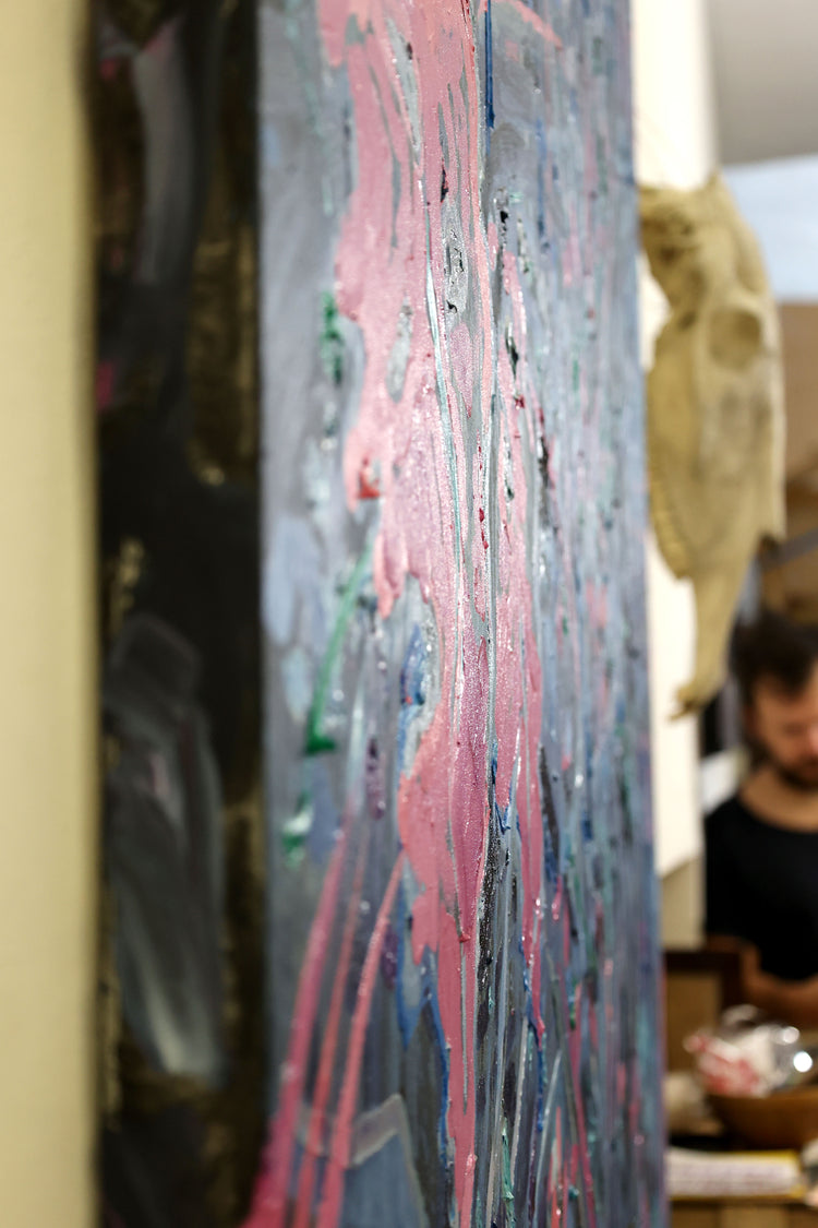 
Blue Depth by Dominic Virtosu: original work, 150x130cm / 59.06x51.18 in, oil on canvas, 2021 (view 5)
