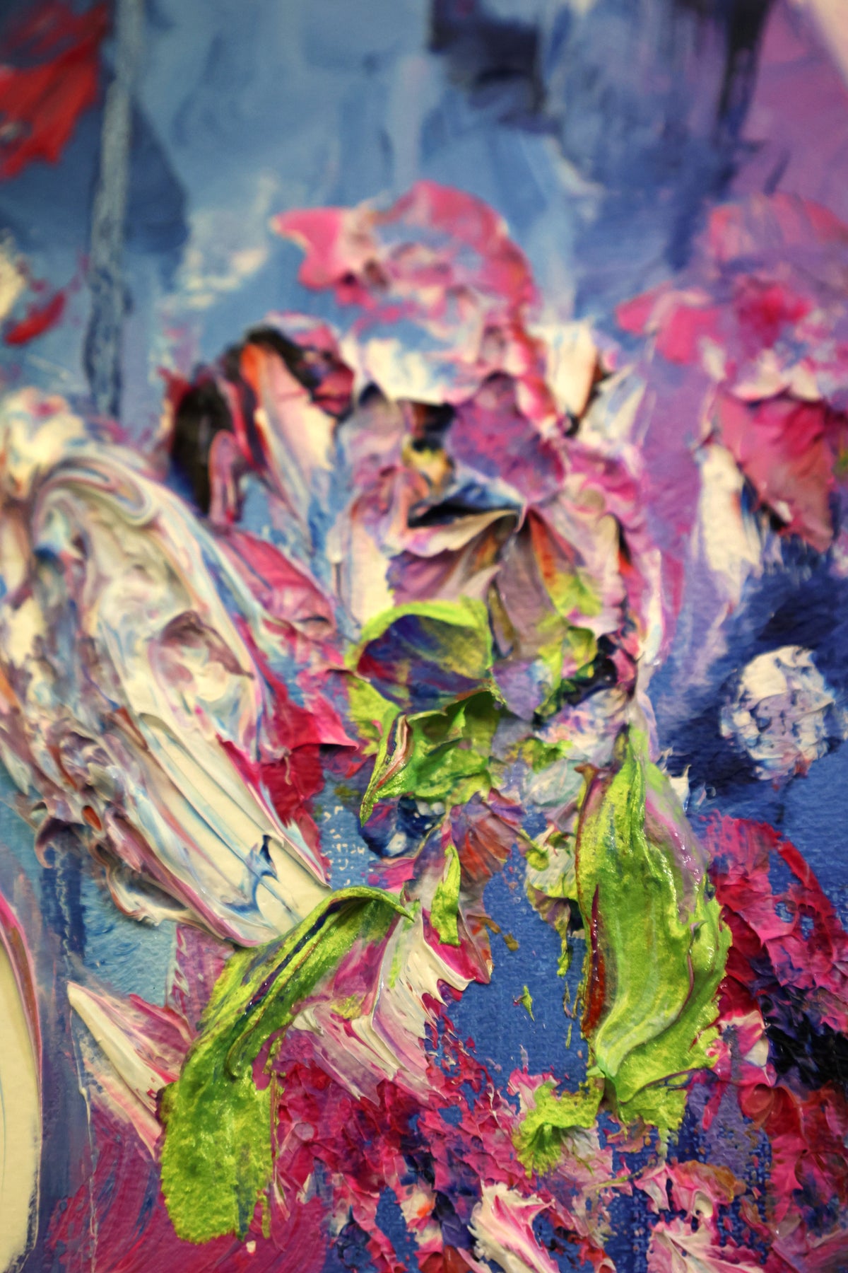 
Self-Expression in Blue by Dominic Virtosu: original work, 150x150cm / 59.05x59.05 in, oil on canvas, 2021 (view 9)