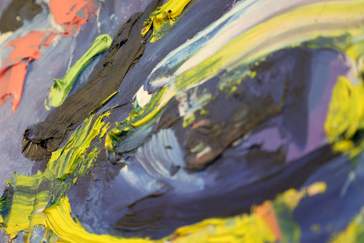 
Self-Expression in Blue by Dominic Virtosu: original work, 150x150cm / 59.05x59.05 in, oil on canvas, 2021 (view 10)