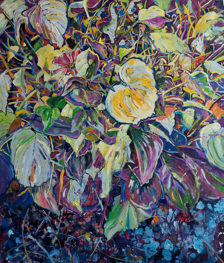 
Heart of the Jungle by Dominic Virtosu: original work, 150x125cm / 59.05x49.2 in, oil on canvas, 2019
