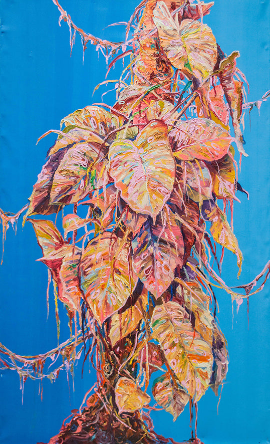 
Blue Jungle by Dominic Virtosu: original work, 180x110cm / 70.86x43.30 in, oil on canvas, 2018