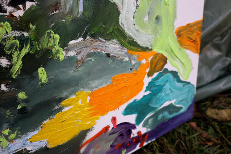 
Building Chaos by Dominic Virtosu: original work, 150x150cm / 59.06x59.06 in, digital print canvas, 2021 (view 12)