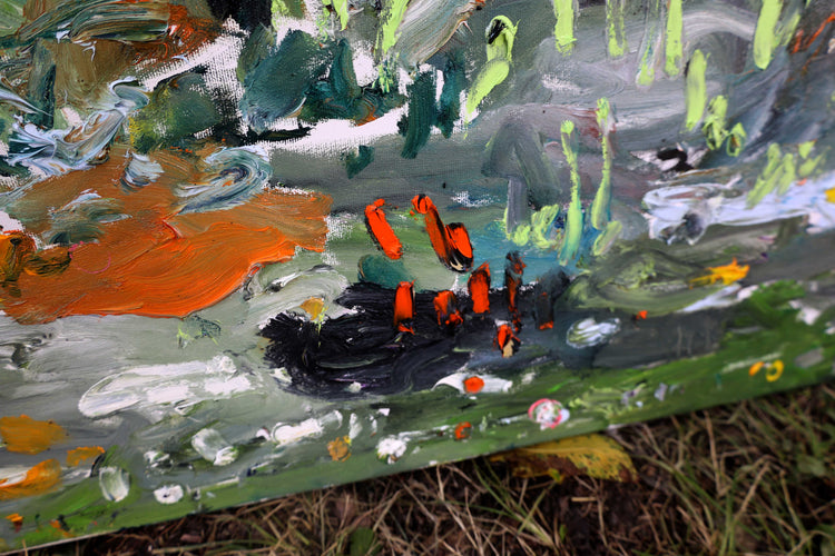 
Building Chaos by Dominic Virtosu: original work, 150x150cm / 59.06x59.06 in, digital print canvas, 2021 (view 13)