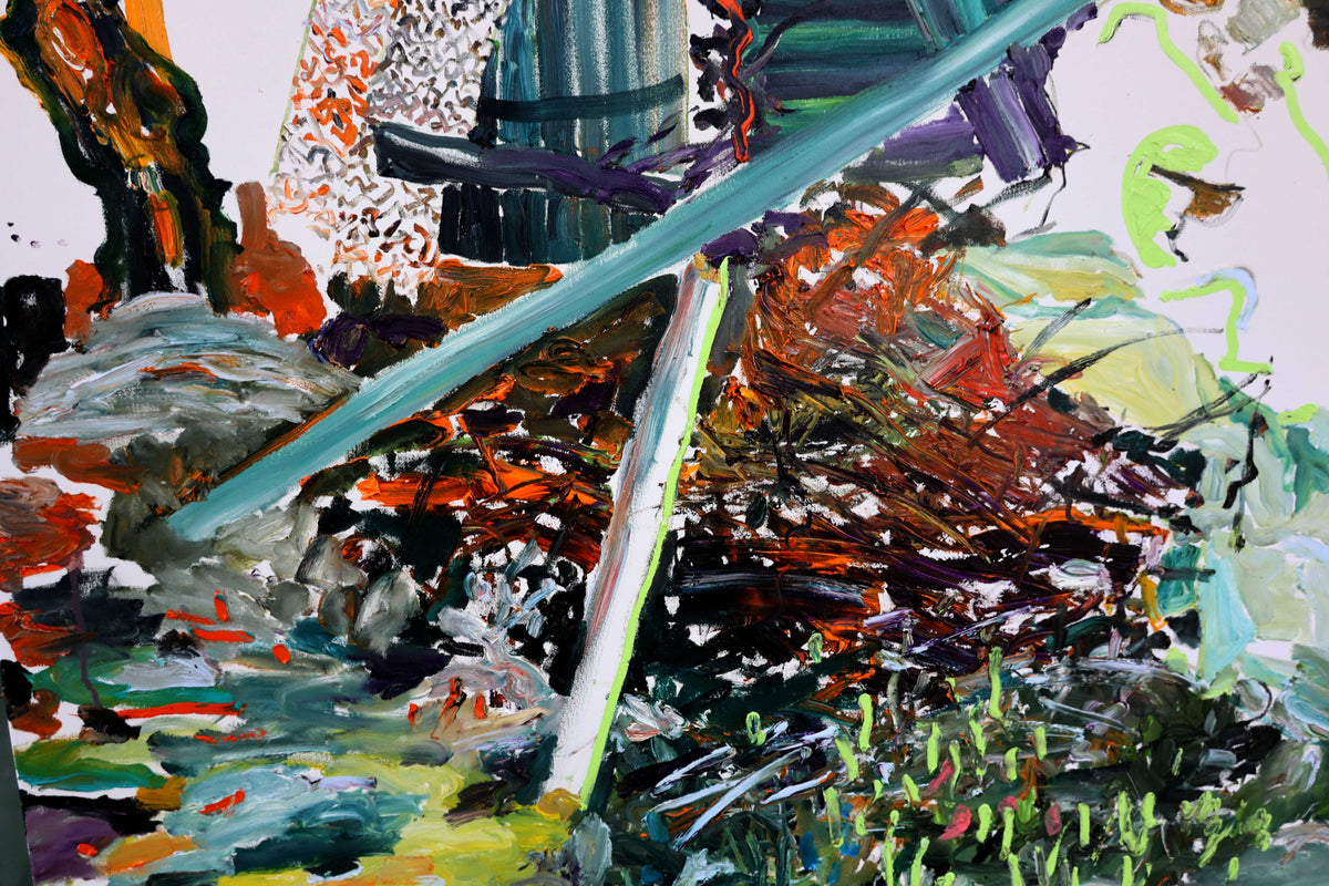 
Building Chaos by Dominic Virtosu: original work, 150x150cm / 59.06x59.06 in, digital print canvas, 2021 (view 10)