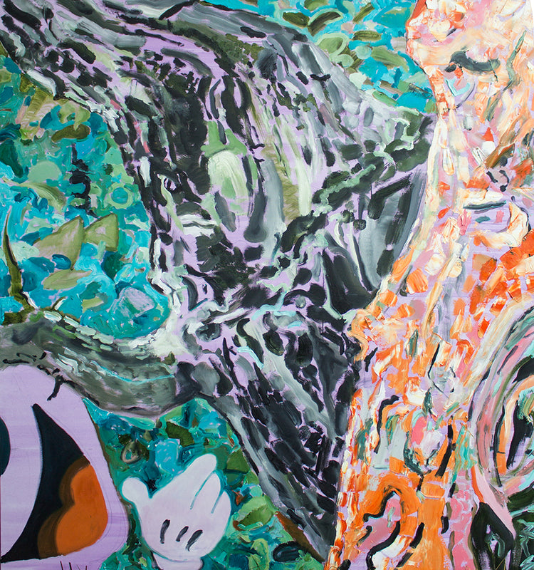 
Look over There by Dominic Virtosu: original work, 160x150cm / 62.99x59.05 in, oil on canvas, 2015
